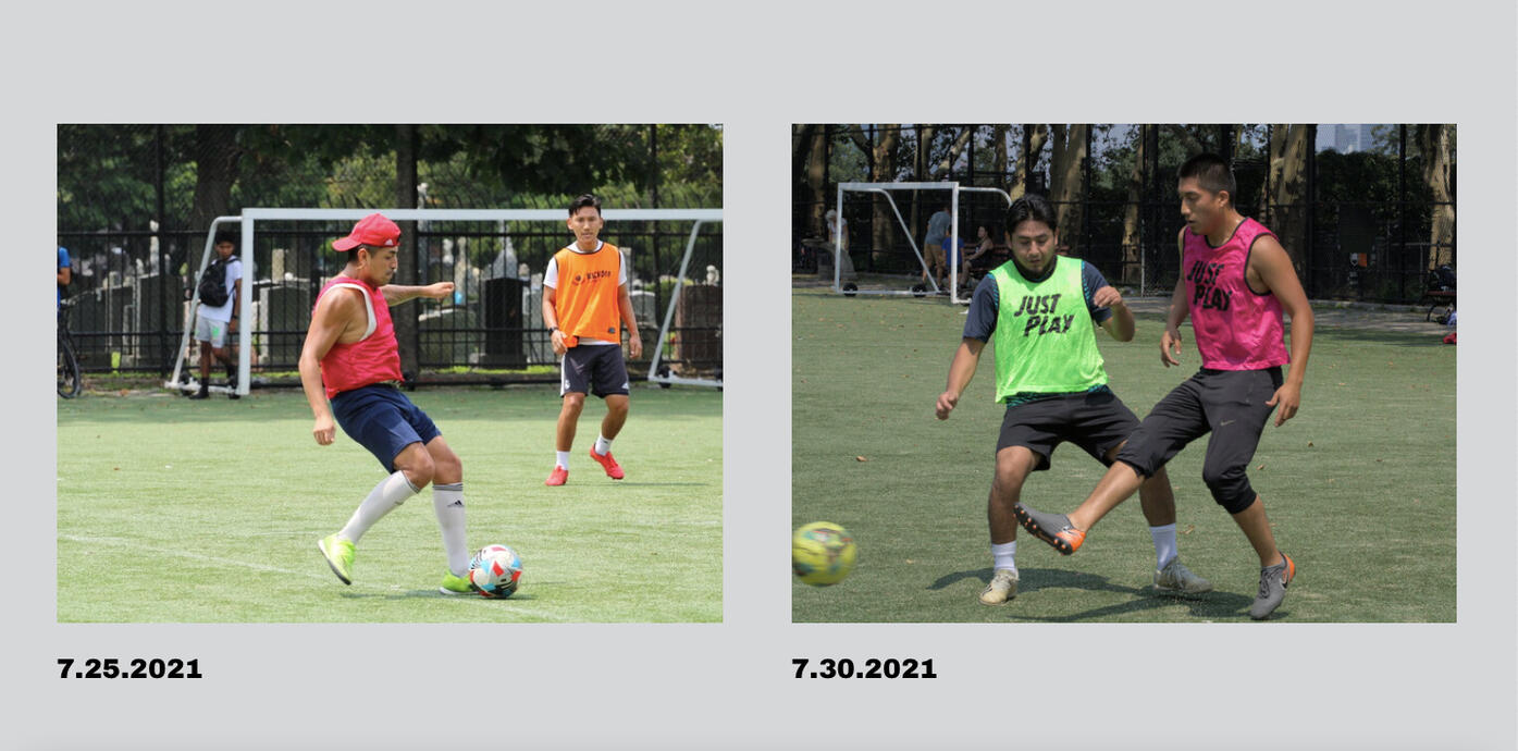 KICKOFF Football Club - Photography Portfolio Page